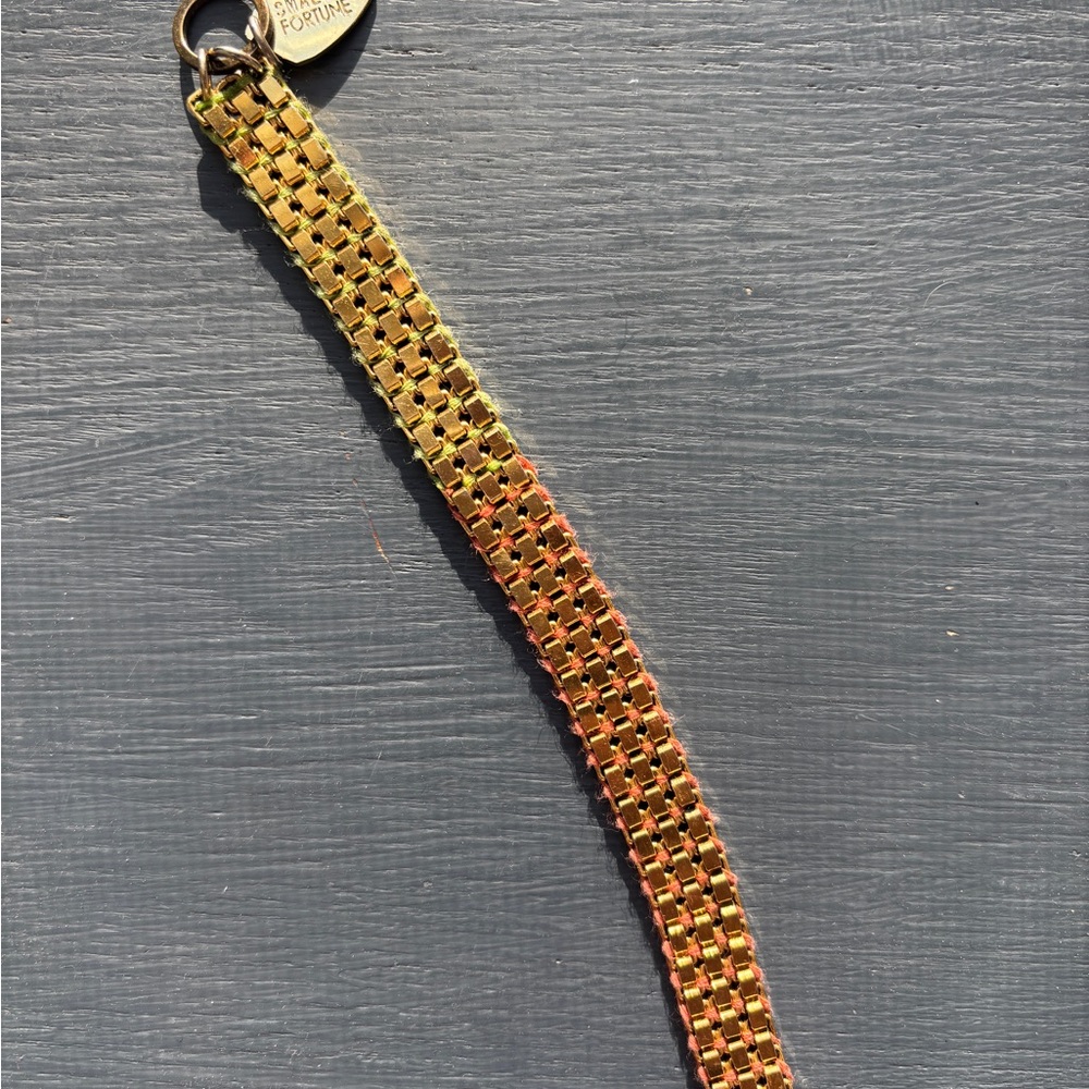 Gold-Tone Mesh Bracelet